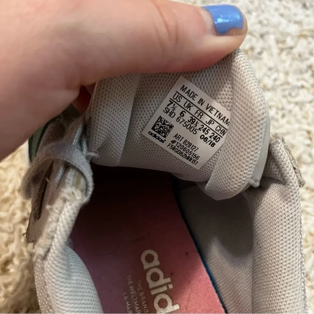 Adidas Womens Falcon B28127 Gray Casual Shoes Sneakers Size 7.5